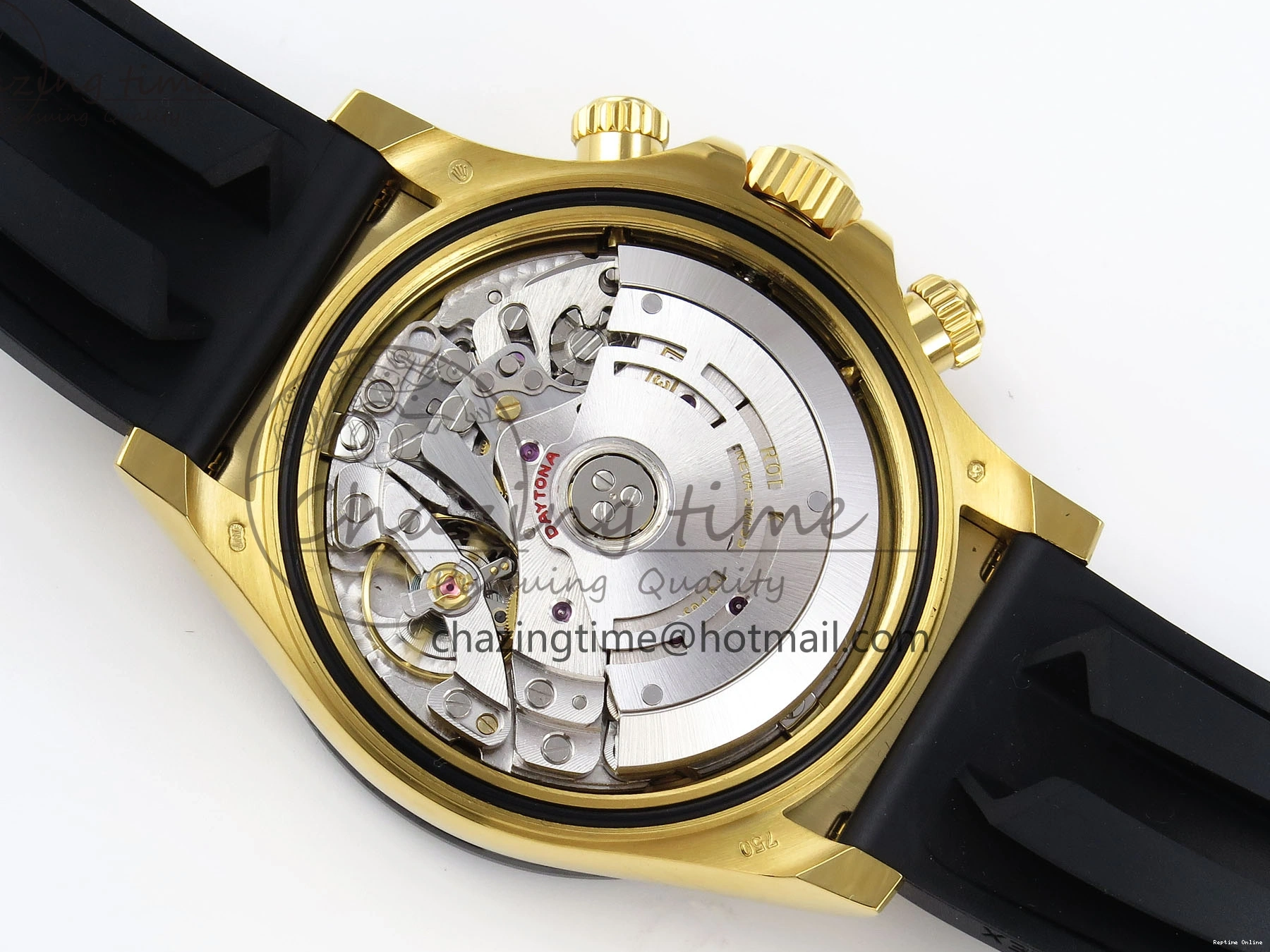 0401 Minimalist DAYTONA 116518 APSF 1:1 BEST EDITION WHITE DIAL ON OYSTERFLEX RUBBER STRAP SH 1781